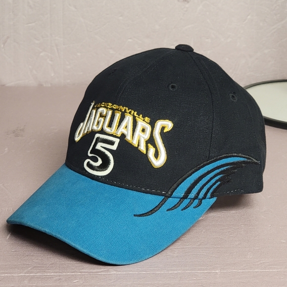 NFL SP28 BLAKE BORTLES JACKSONVILLE JAGUARS OS Velcroback Black & Blue Hat - Picture 2 of 4